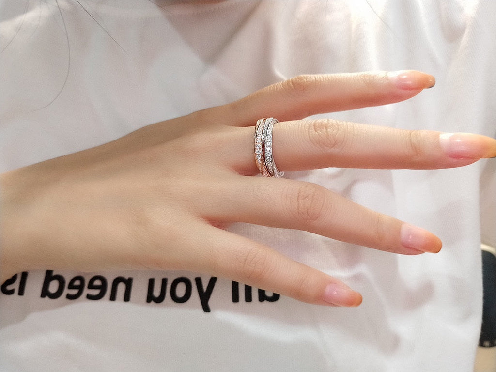 Tiffany Spiral Cubic Zirconia Ring
