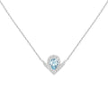 Chaumet Josephine Blue Cubic Zirconia Silver Necklace