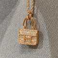 Hermes Constance Pendant Cubic Zirconia Necklace