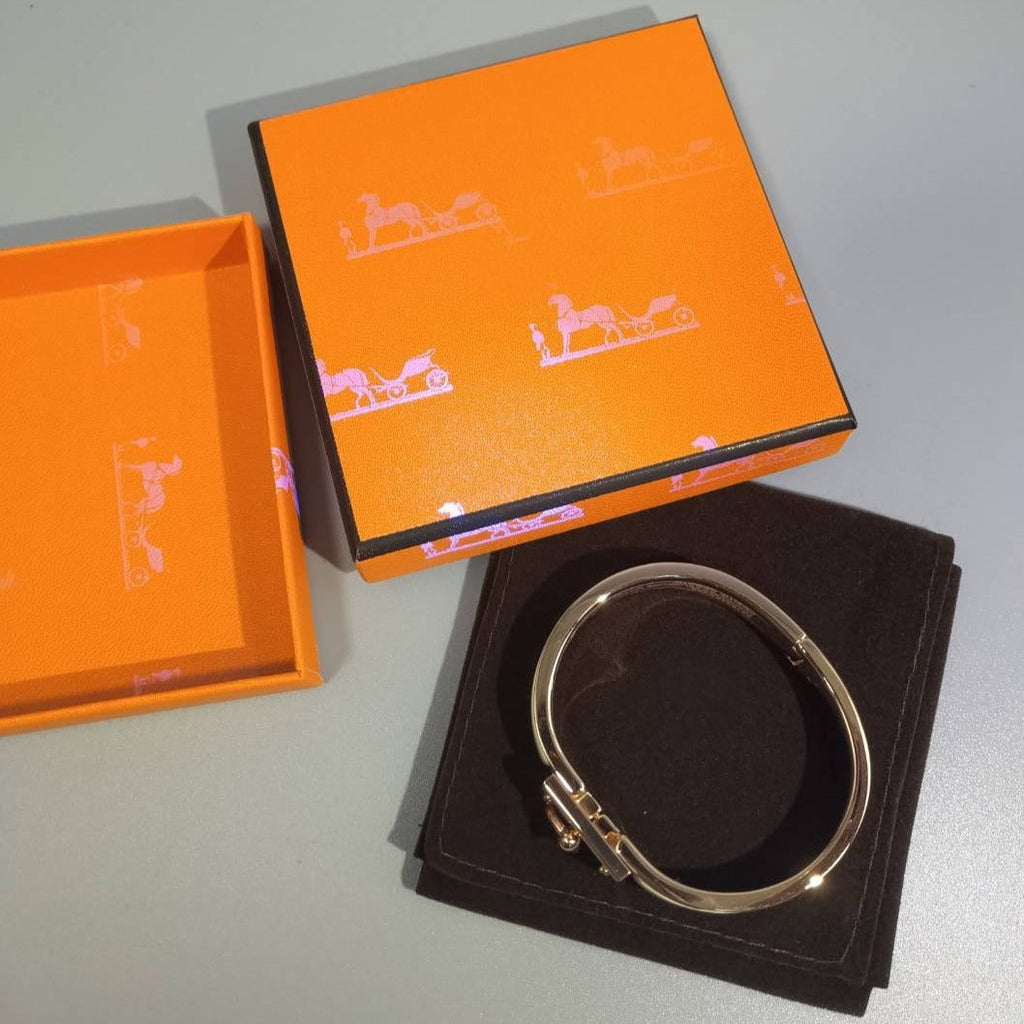 Hermes H Cloud Blue Bracelet