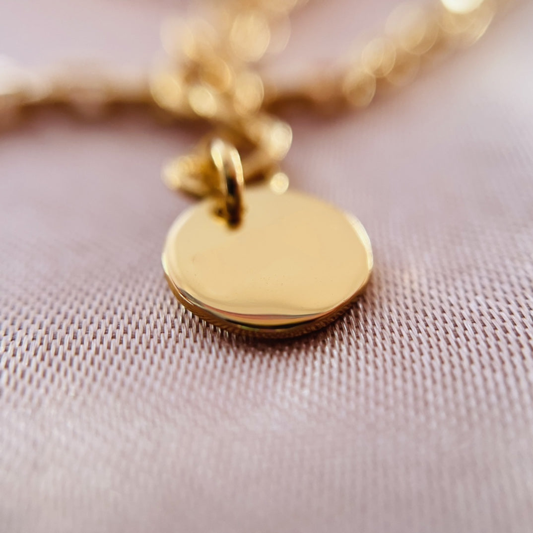 Dior CD Pendant Necklace Gold