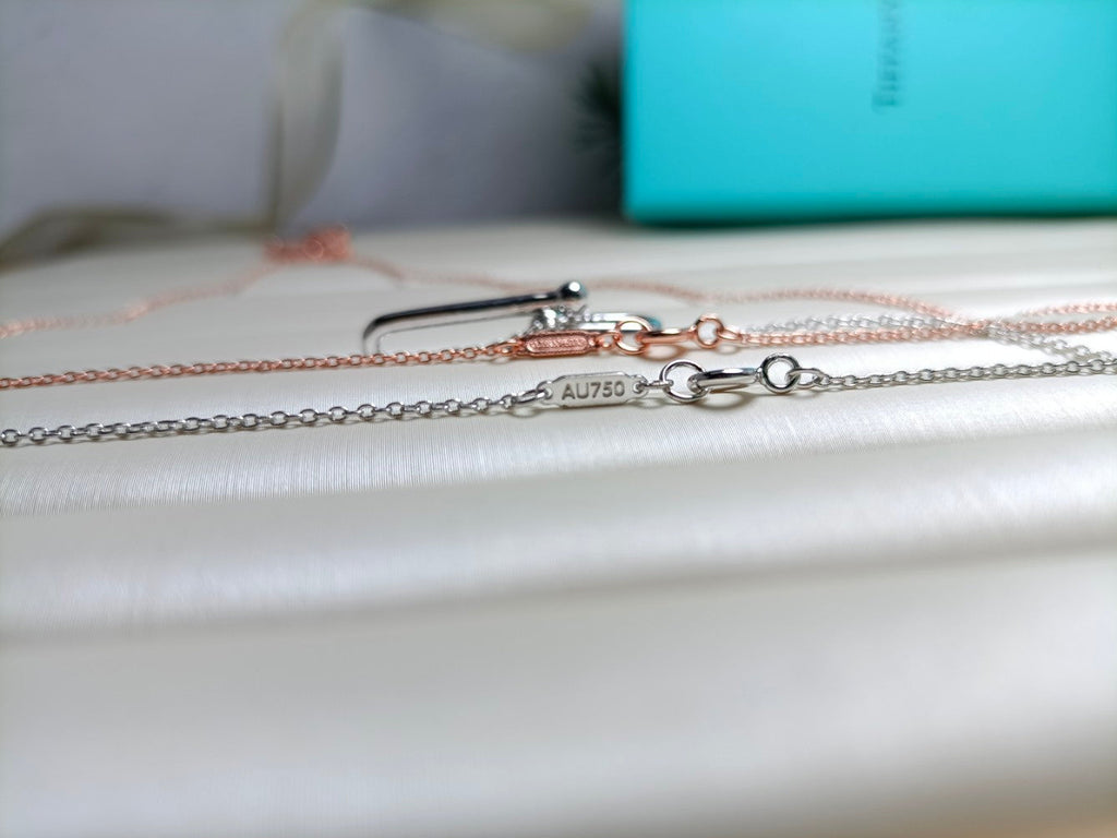 Tiffany Hardwear Drop Double Link Pendant Necklace