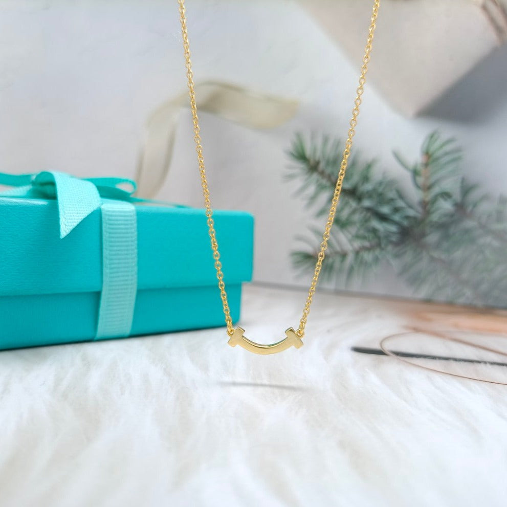 Tiffany Mini Smile Pendant Necklace
