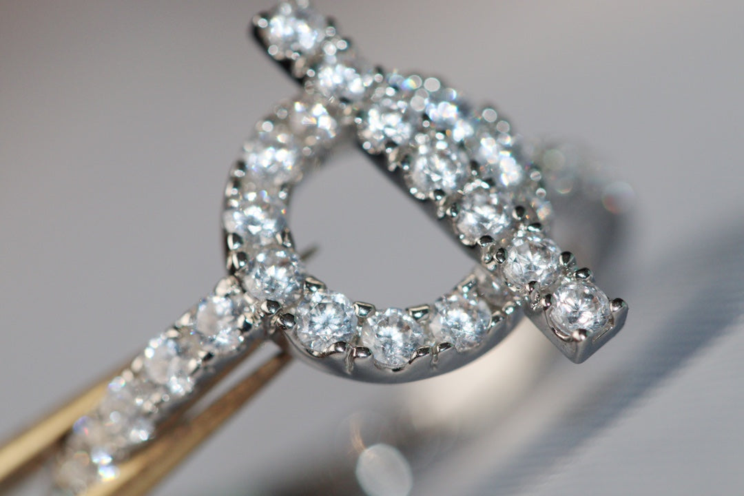 Hermes Echappee Silver Cubic Zirconia Ring