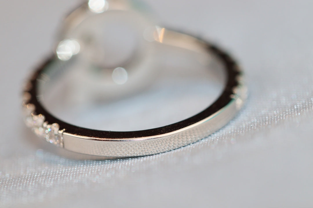 Hermes Echappee Silver Cubic Zirconia Ring