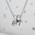 Bvlgari Serpenti Silver Necklace Cubic Zirconia