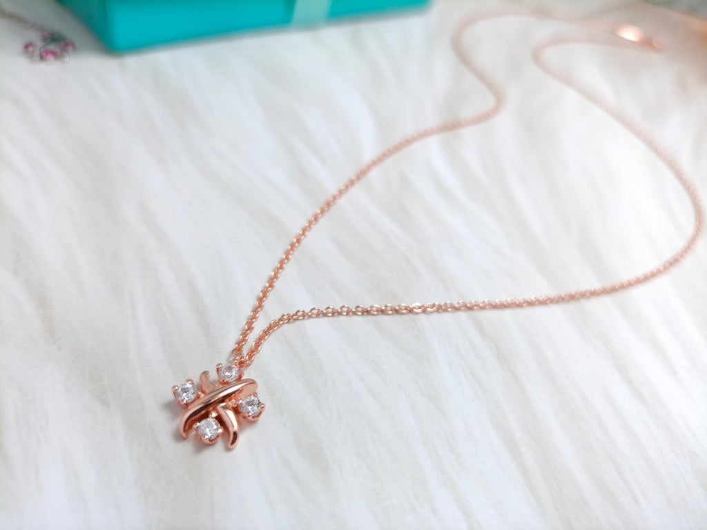 Tiffany Pinwheel Necklace Cubic Zirconia