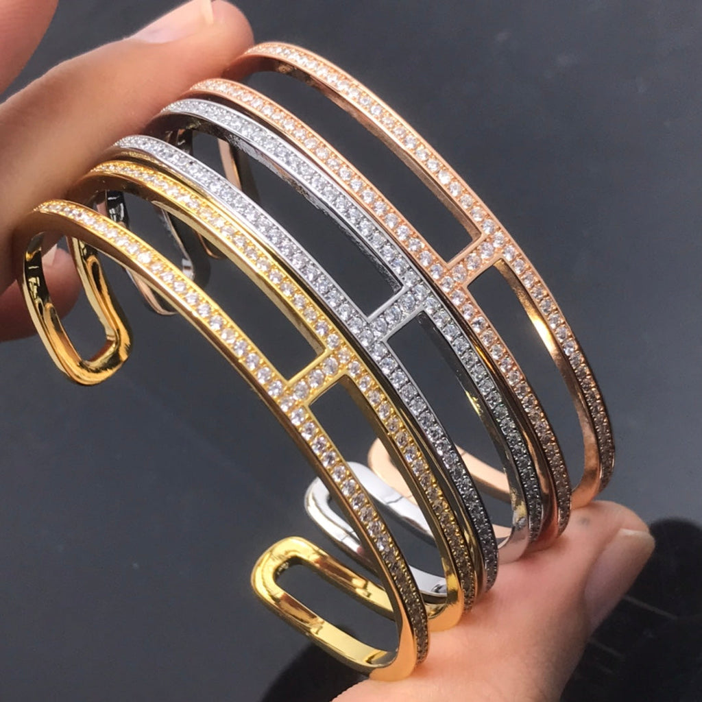 Hermes Ever Chaine Cubic Zirconia