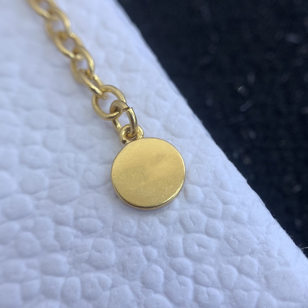 Dior CD Pendant MOP Star Gold Necklace