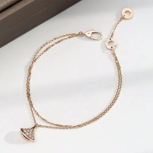 Bvlgari Dream Bracelet Pink Gold Cubic Zirconia