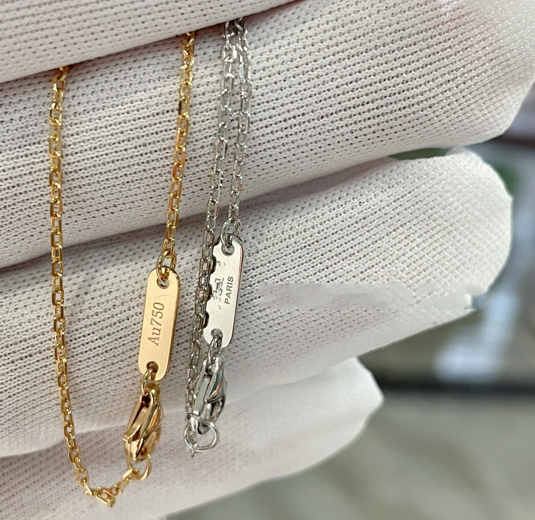 Hermes Echappee Necklace Cubic Zirconia