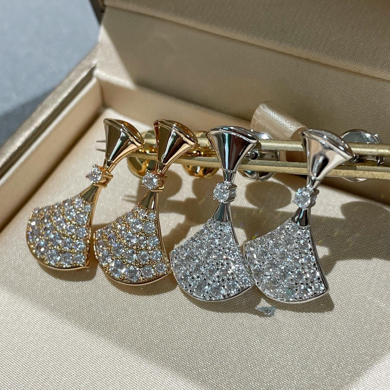 Bvlgari Dream Earrings Cubic Zirconia