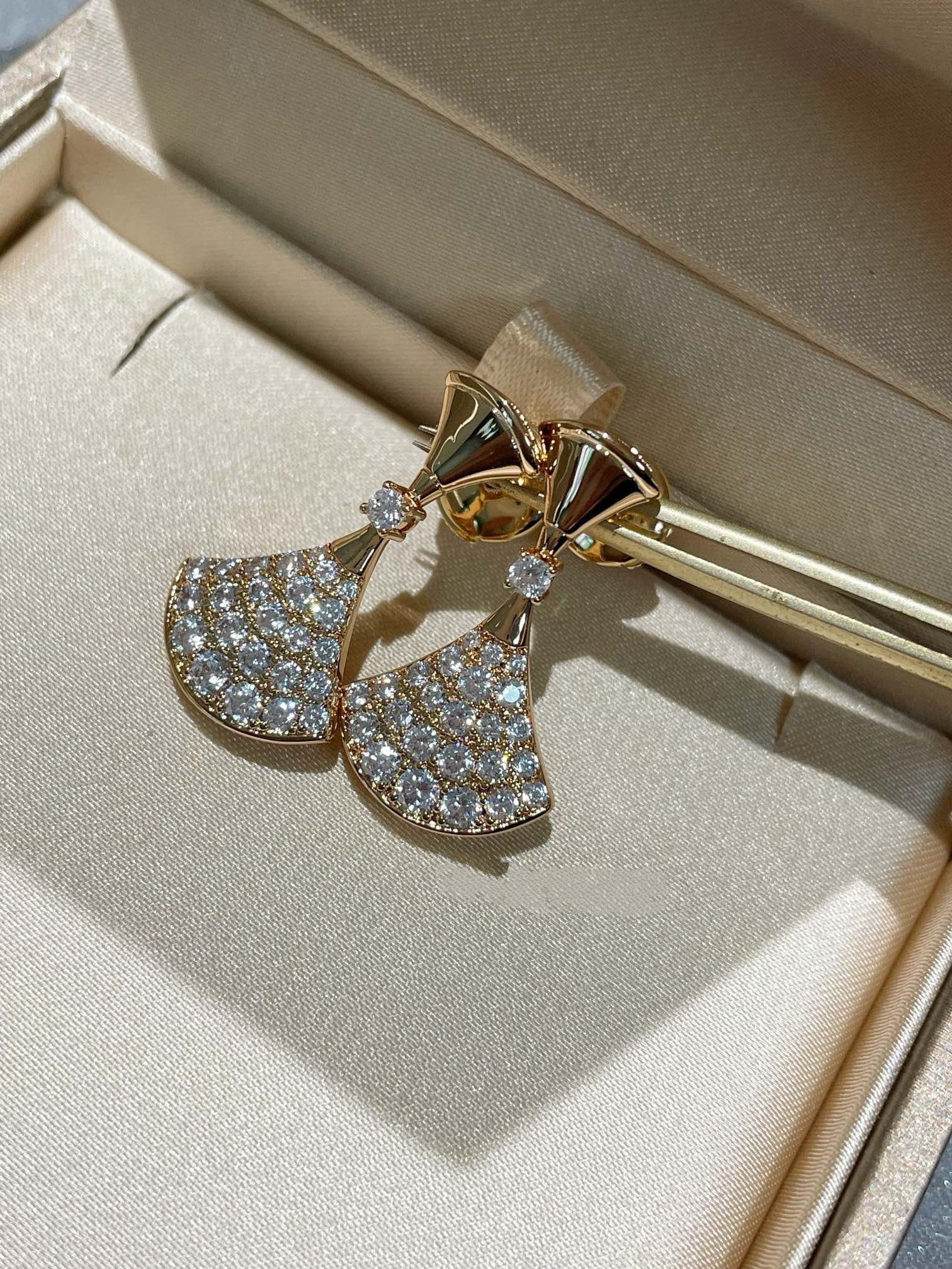 Bvlgari Dream Earrings Cubic Zirconia