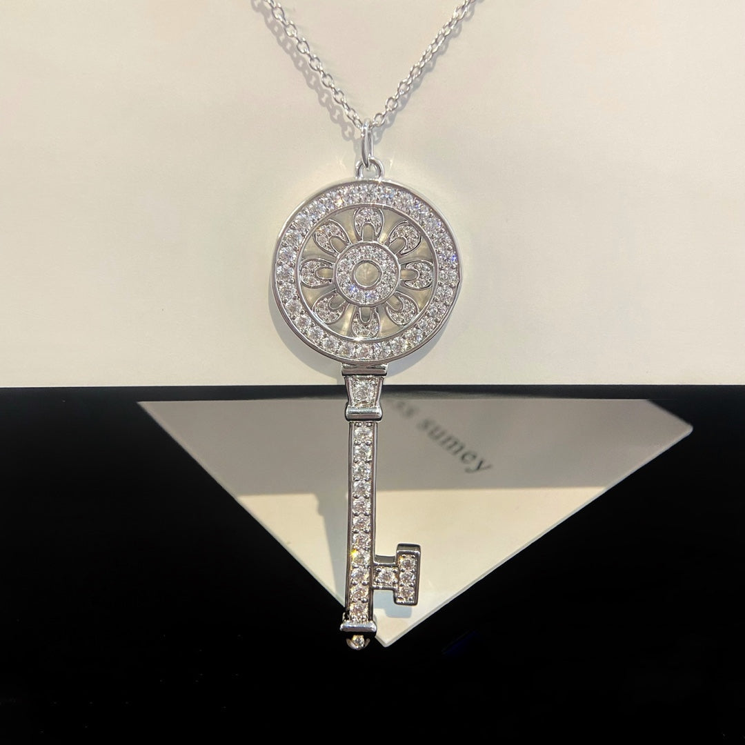 Tiffany Petal Key Pendant