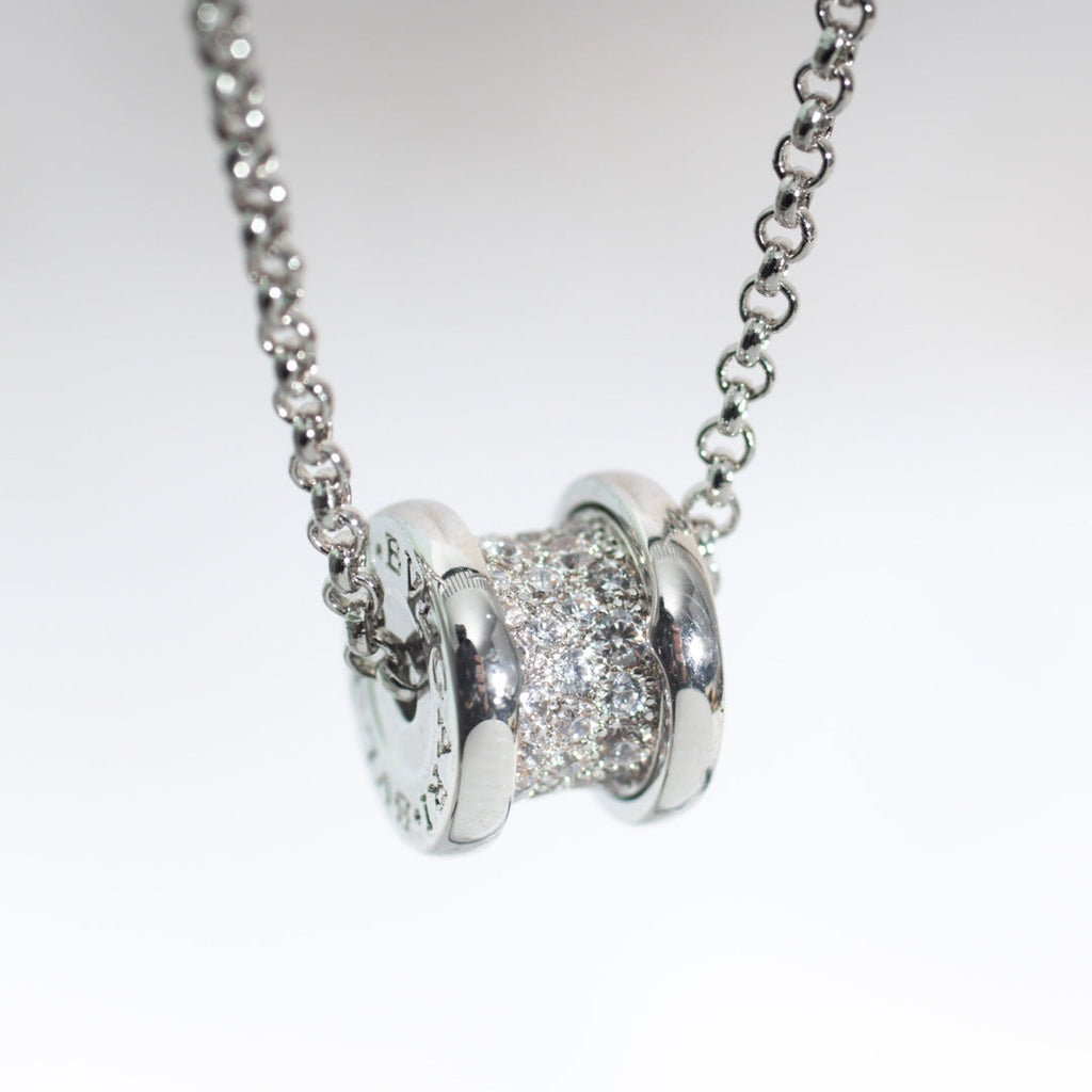 Bvlgari Zero 1 Silver Cubic Zirconia Necklace