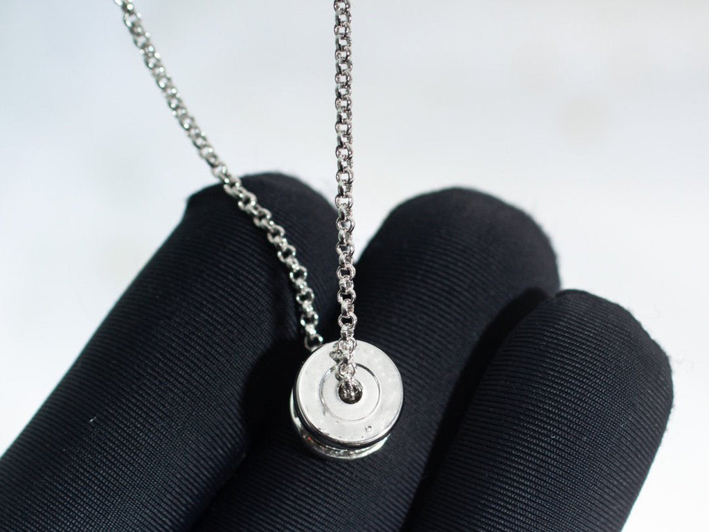 Bvlgari Zero 1 Silver Cubic Zirconia Necklace