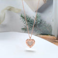 Tiffany Heart Cubic Zirconia Pendant Necklace