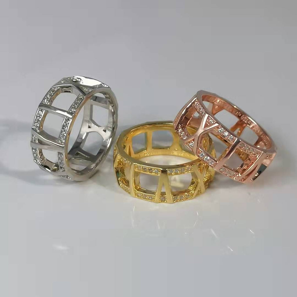Tiffany Atlas Large Open Cubic Zirconia Ring