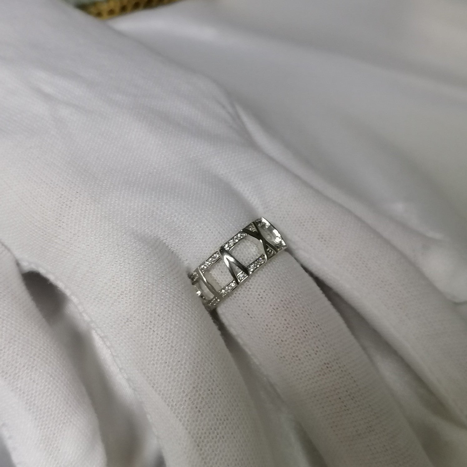 Tiffany Atlas Large Open Cubic Zirconia Ring