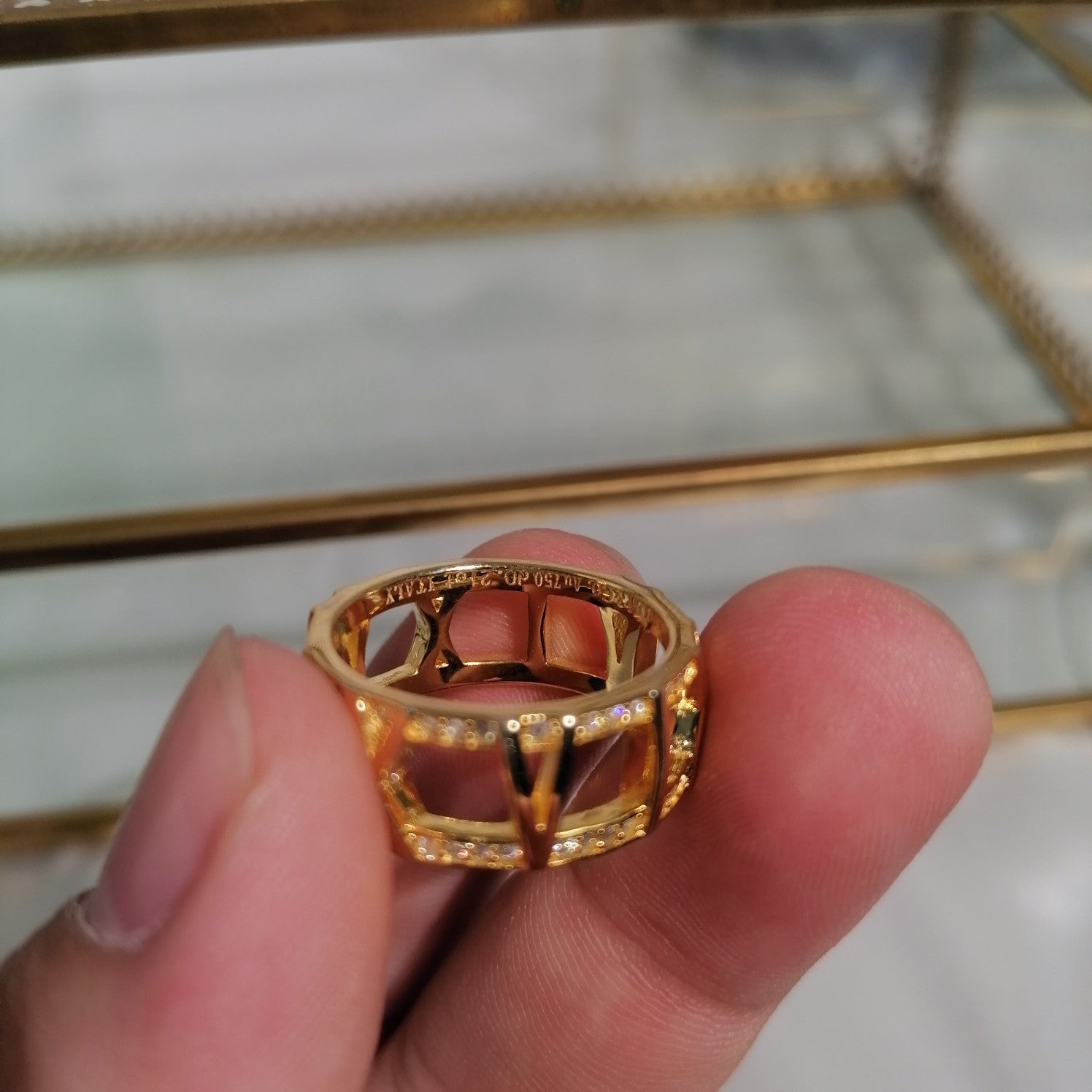 Tiffany Atlas Large Open Cubic Zirconia Ring