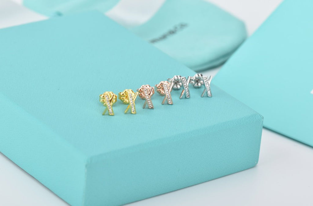 Tiffany Atlas Cubic Zirconia Stud Earrings