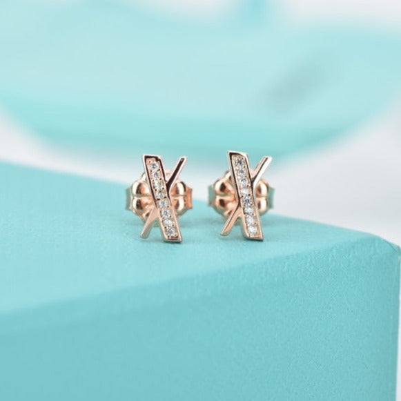 Tiffany Atlas Cubic Zirconia Stud Earrings