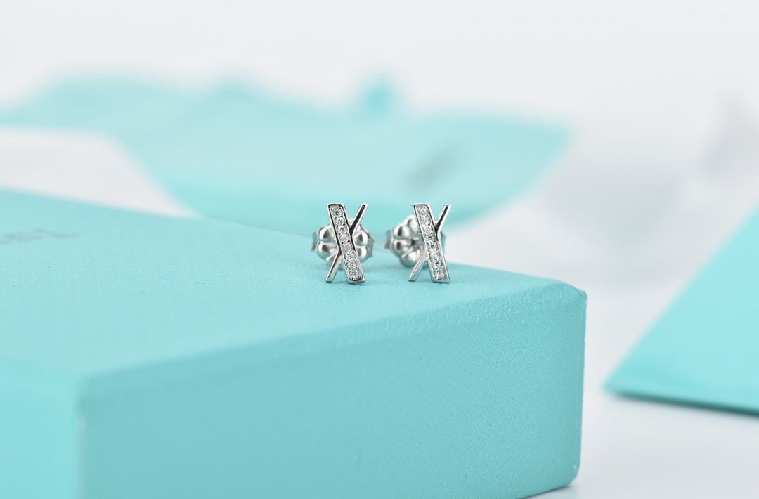 Tiffany Atlas Cubic Zirconia Stud Earrings