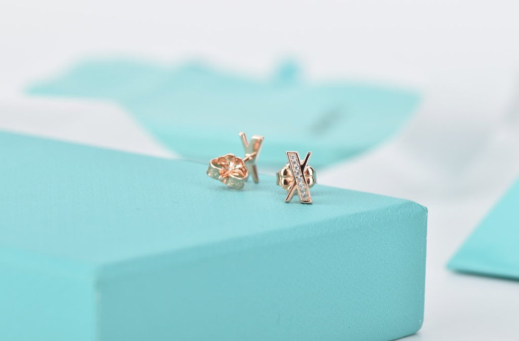 Tiffany Atlas Cubic Zirconia Stud Earrings