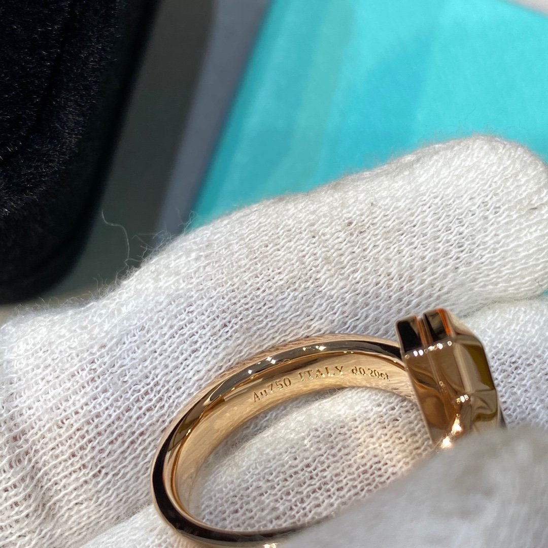 Tiffany T Wire Medium Cubic Zirconia Ring