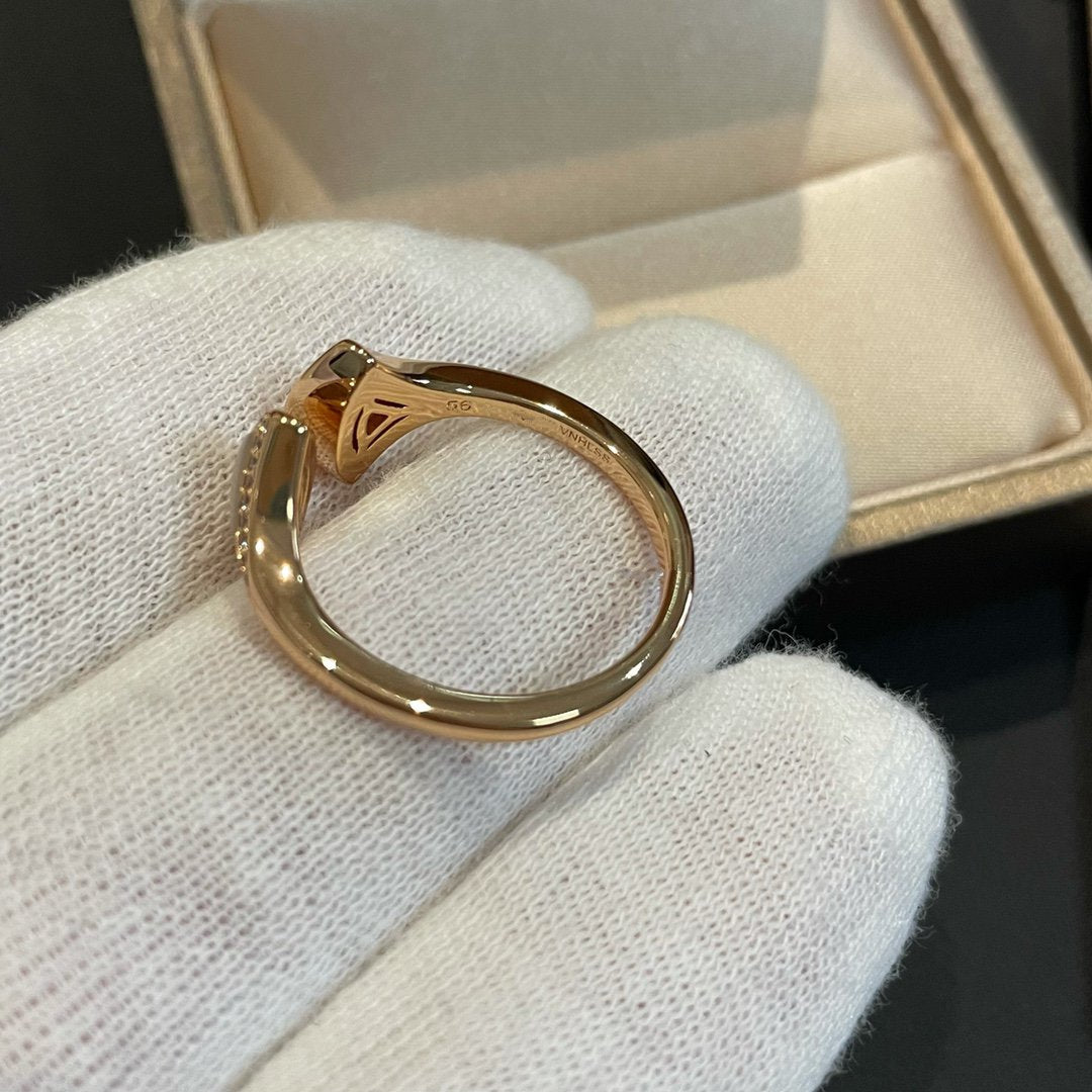 Bvlgari Dream MOP Cubic Zirconia Open Ring