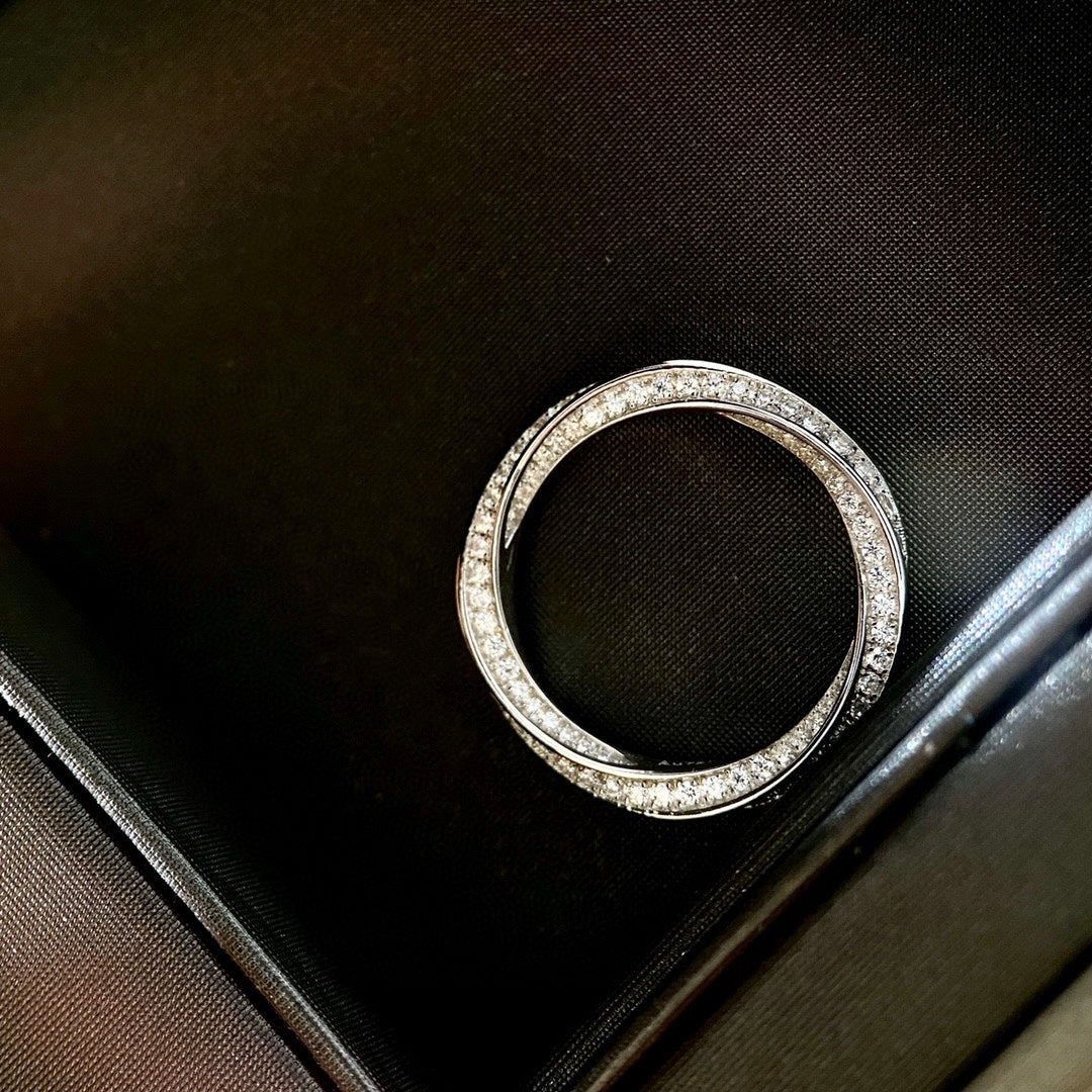 Tiffany Spiral Cubic Zirconia Ring