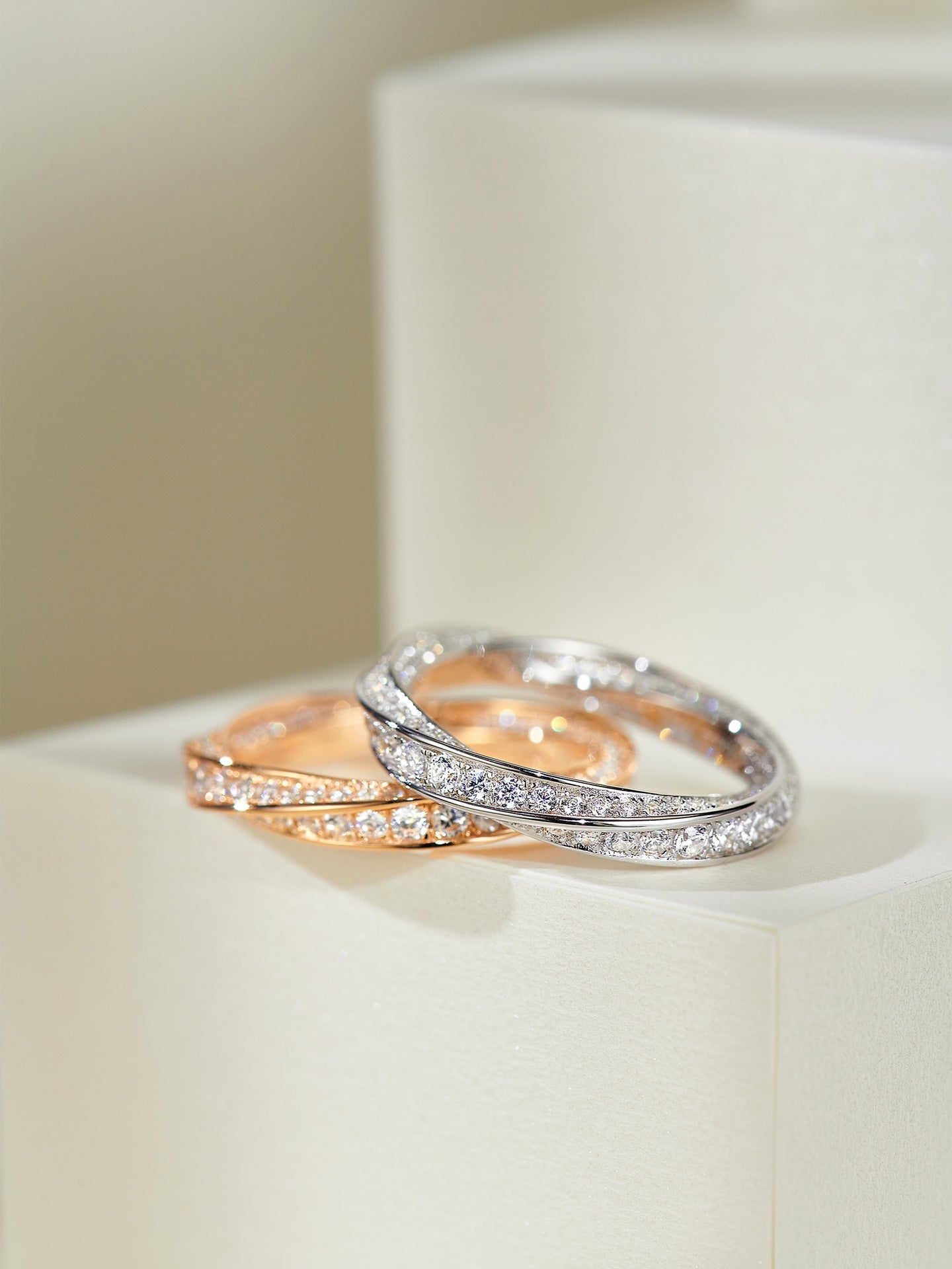 Tiffany Spiral Cubic Zirconia Ring