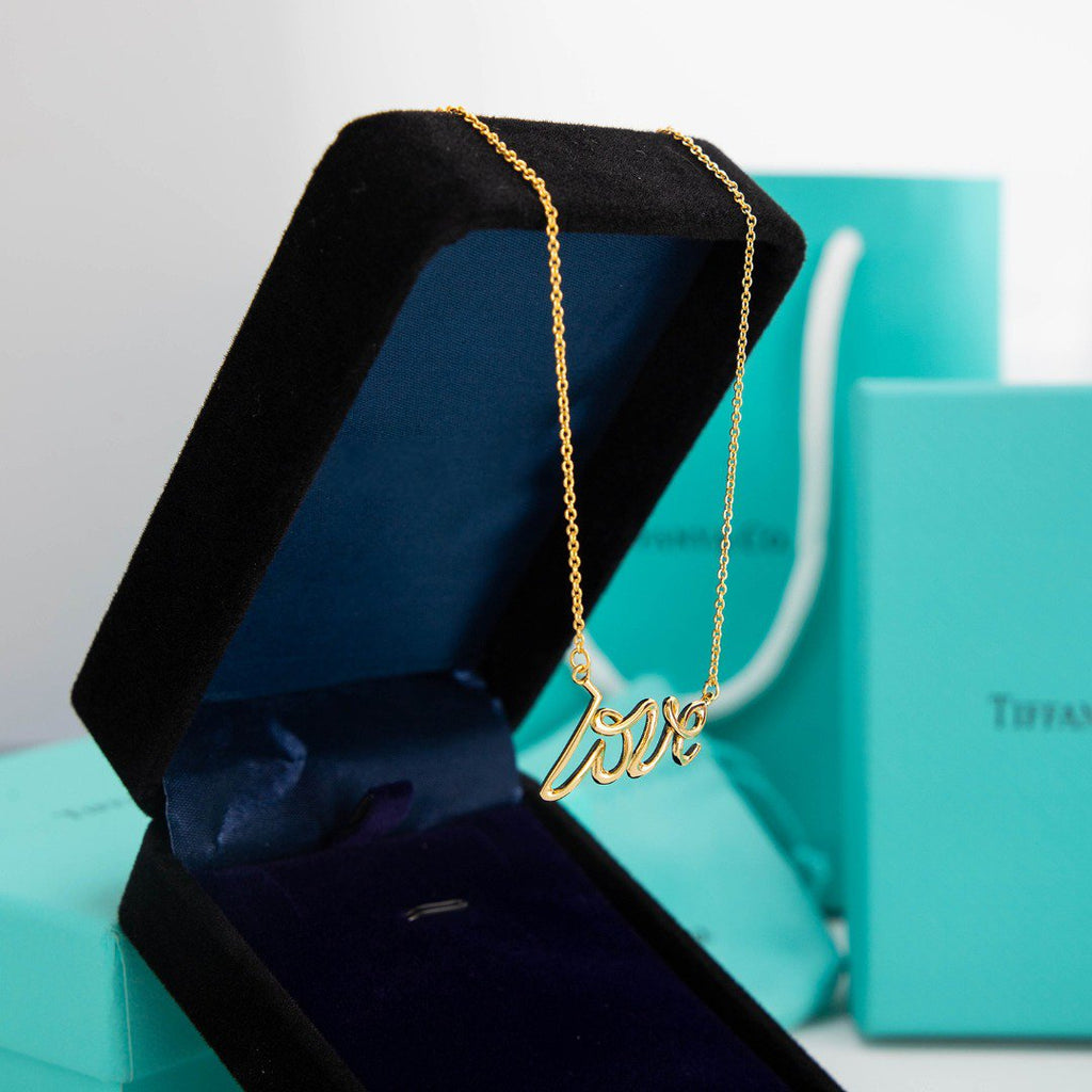 Tiffany Paloma S Graffiti Love Necklace