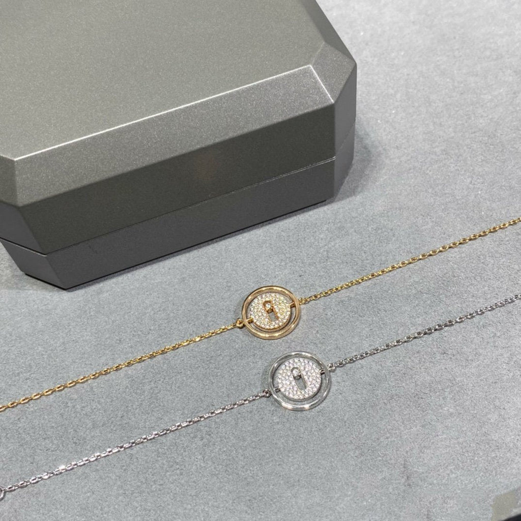 Messika Lucky Move Cubic Zirconia Paved Bracelet