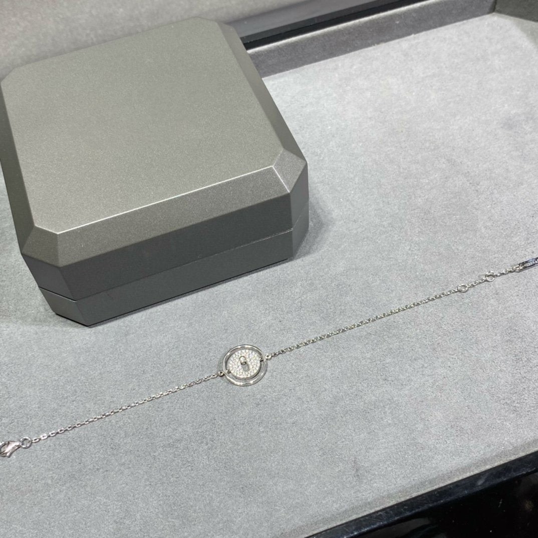 Messika Lucky Move Cubic Zirconia Paved Bracelet
