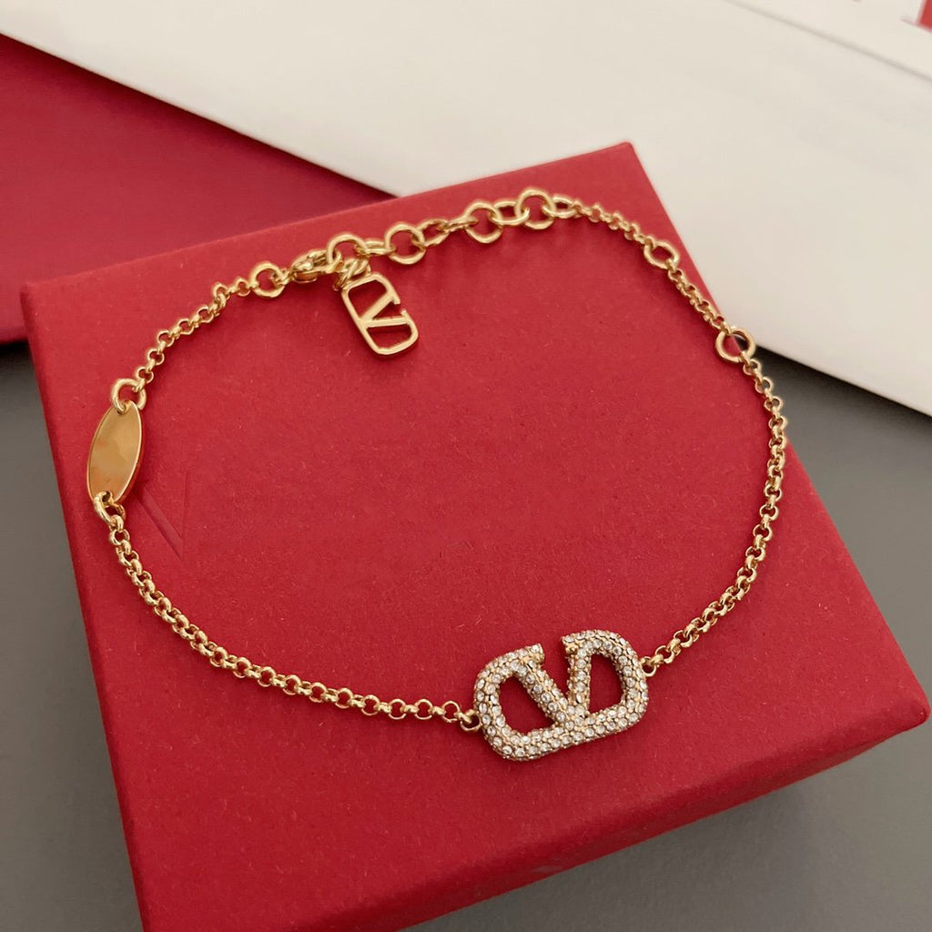 Chopard Vlogo Cubic Zirconia Bracelet