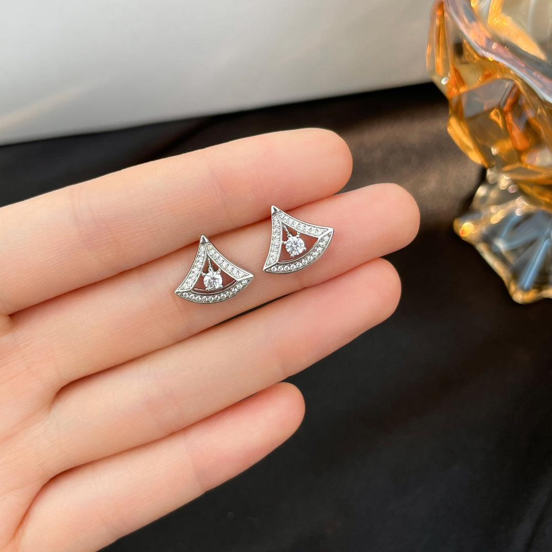 Bvlgari Dream Mini Cubic Zirconia Stud Earrings