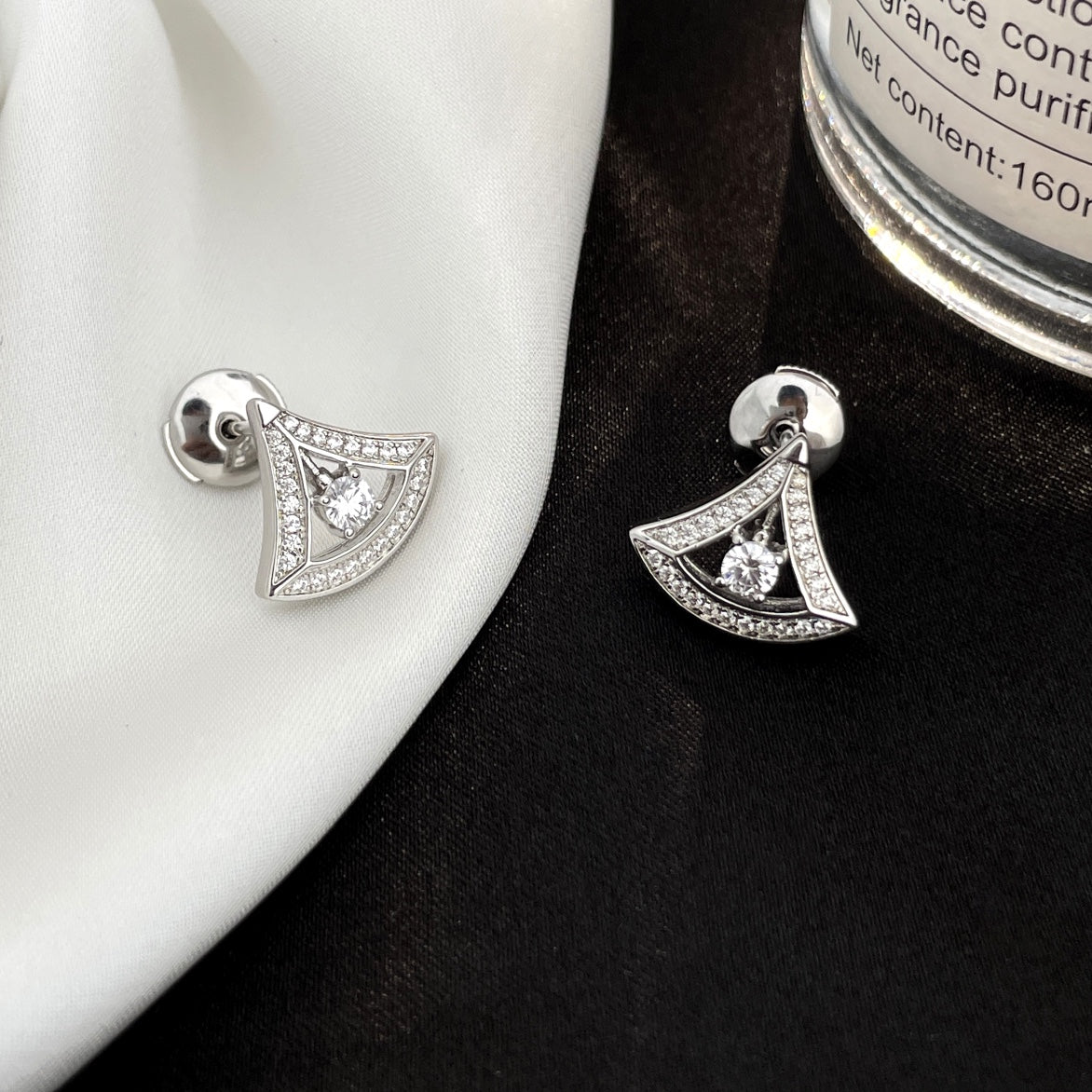 Bvlgari Dream Mini Cubic Zirconia Stud Earrings