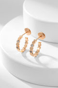 Chaumet Bee Love Cubic Zirconia Hoop Earrings