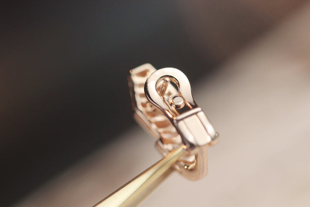 Bvlgari Serpent Pink Gold Cubic Zirconia Earrings