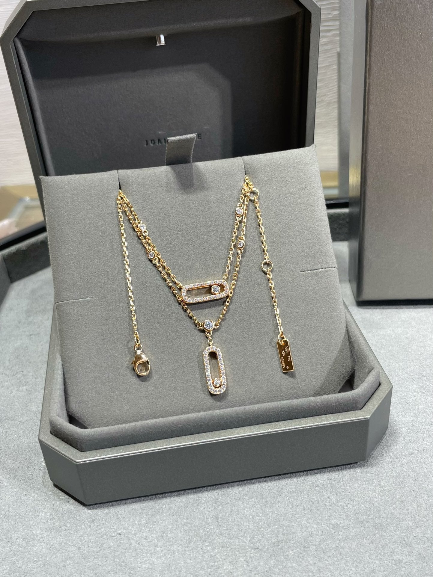 Messika Move 2 Row Cubic Zirconia Necklace
