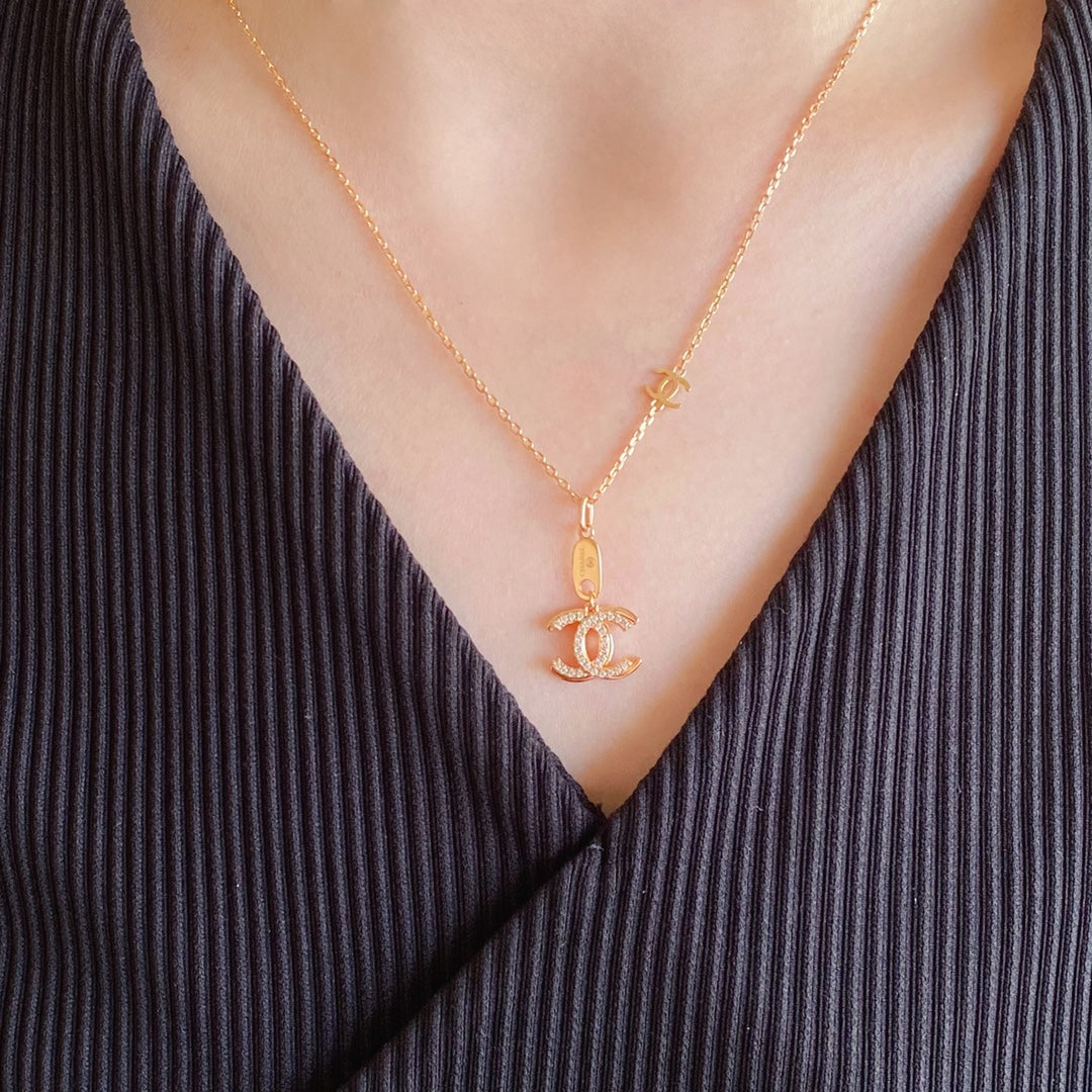 Chanel Cubic Zirconia Necklace