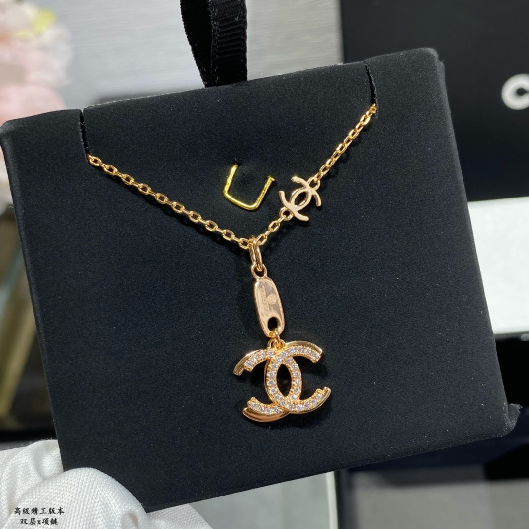 Chanel Cubic Zirconia Necklace