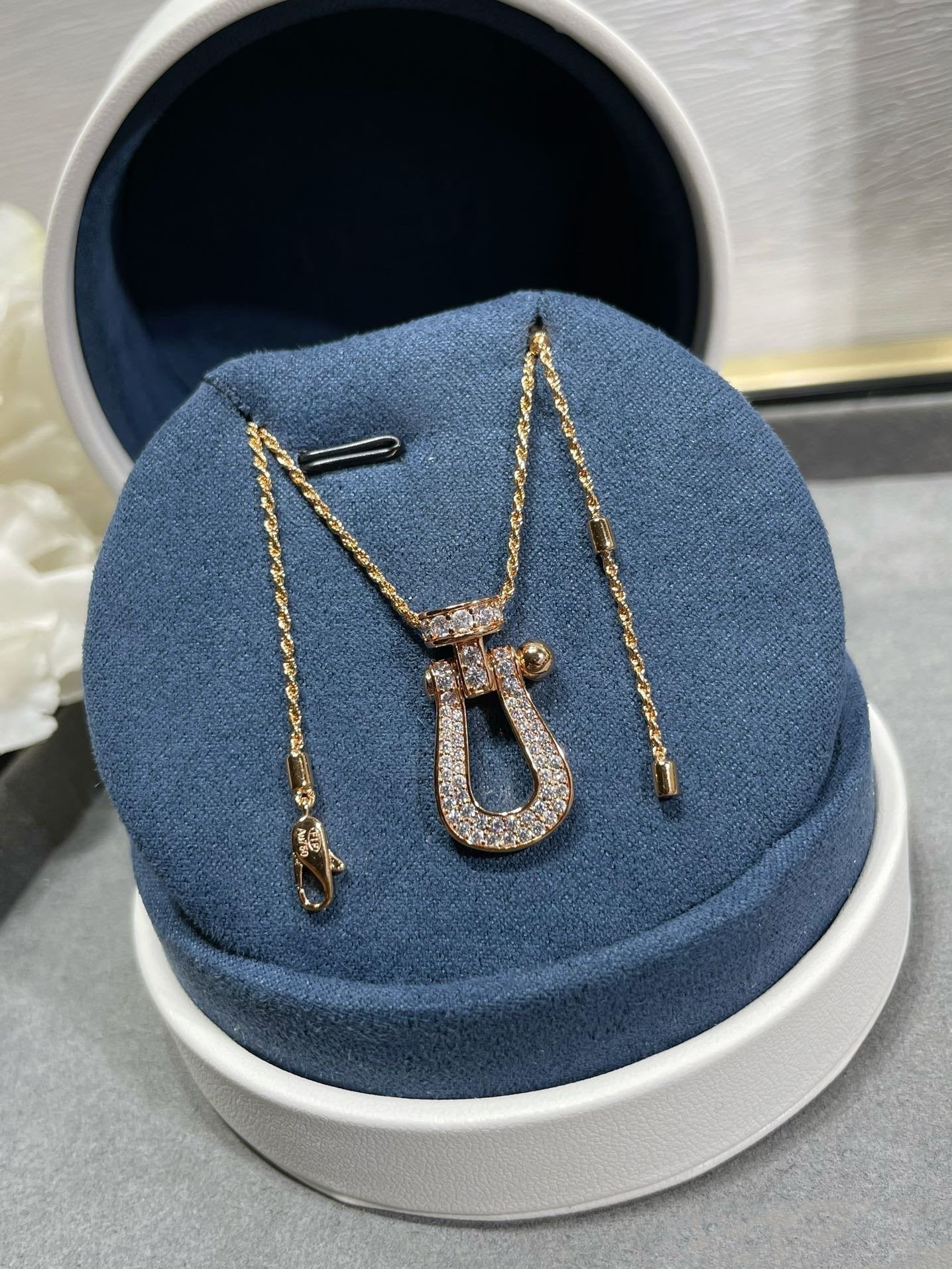Dior Force 10 Large Model Cubic Zirconia Neckalce