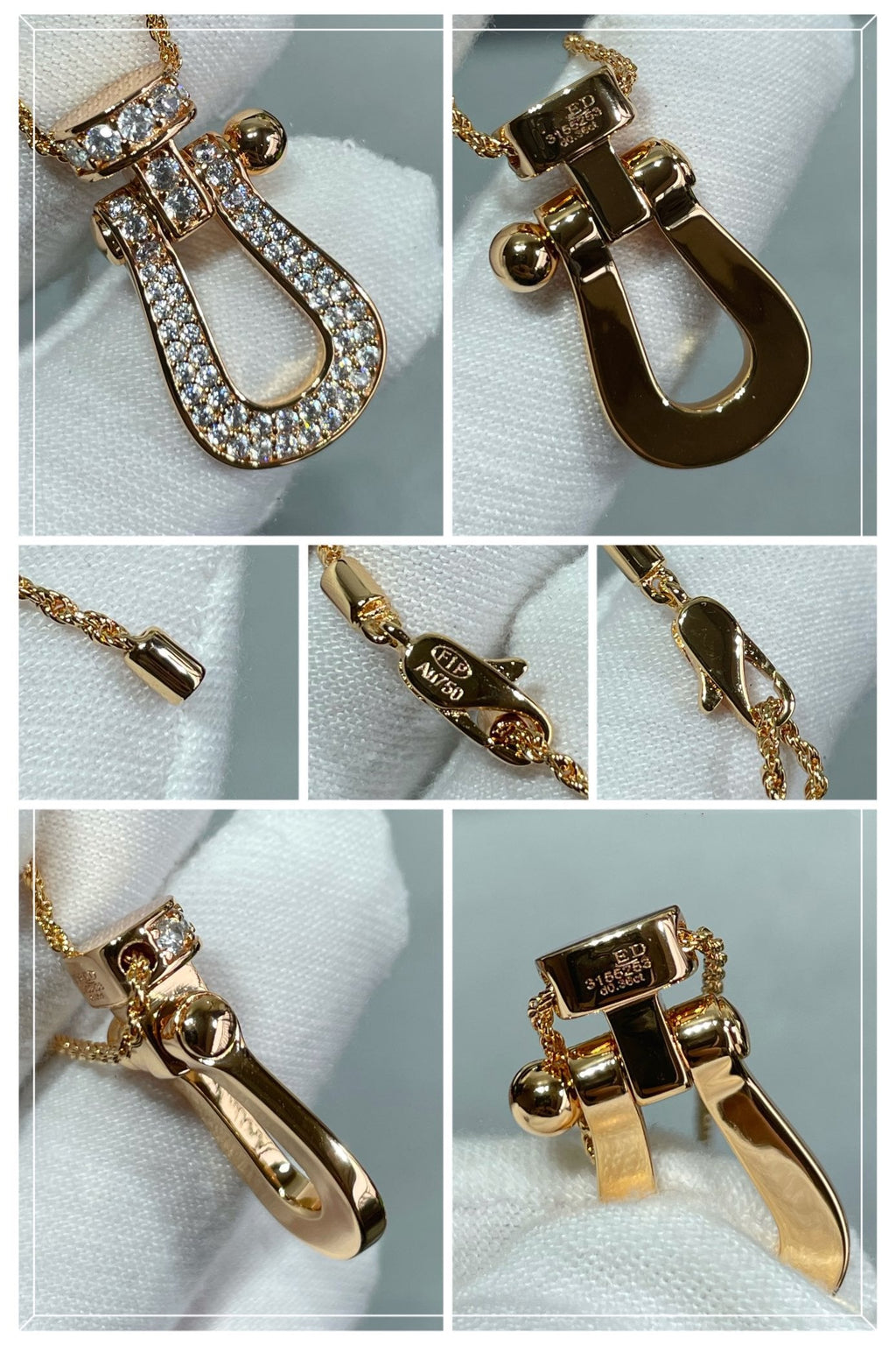 Dior Force 10 Large Model Cubic Zirconia Neckalce