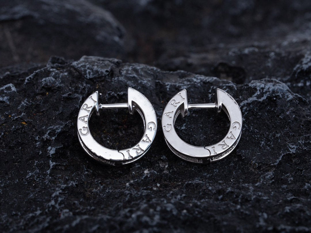 Bvlgari Zero 1 Mini Silver Cubic Zirconia Earrings