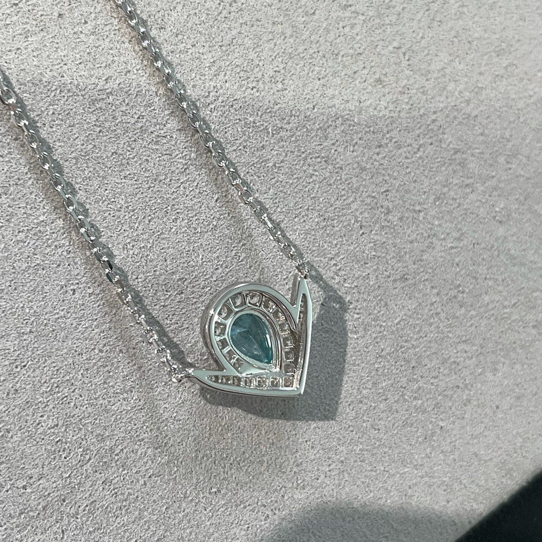 Chaumet Josephine Blue Cubic Zirconia Silver Necklace