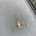 Bvlgari Serpent Pink Gold Cubic Zirconia Necklace