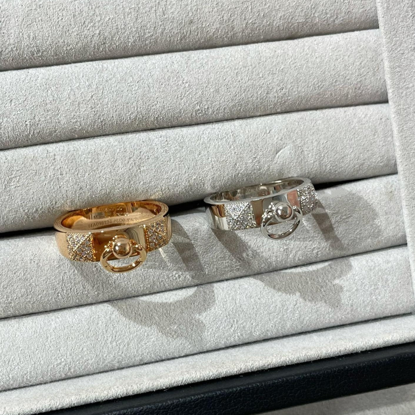 Hermes Cdc Cubic Zirconia Small Ring