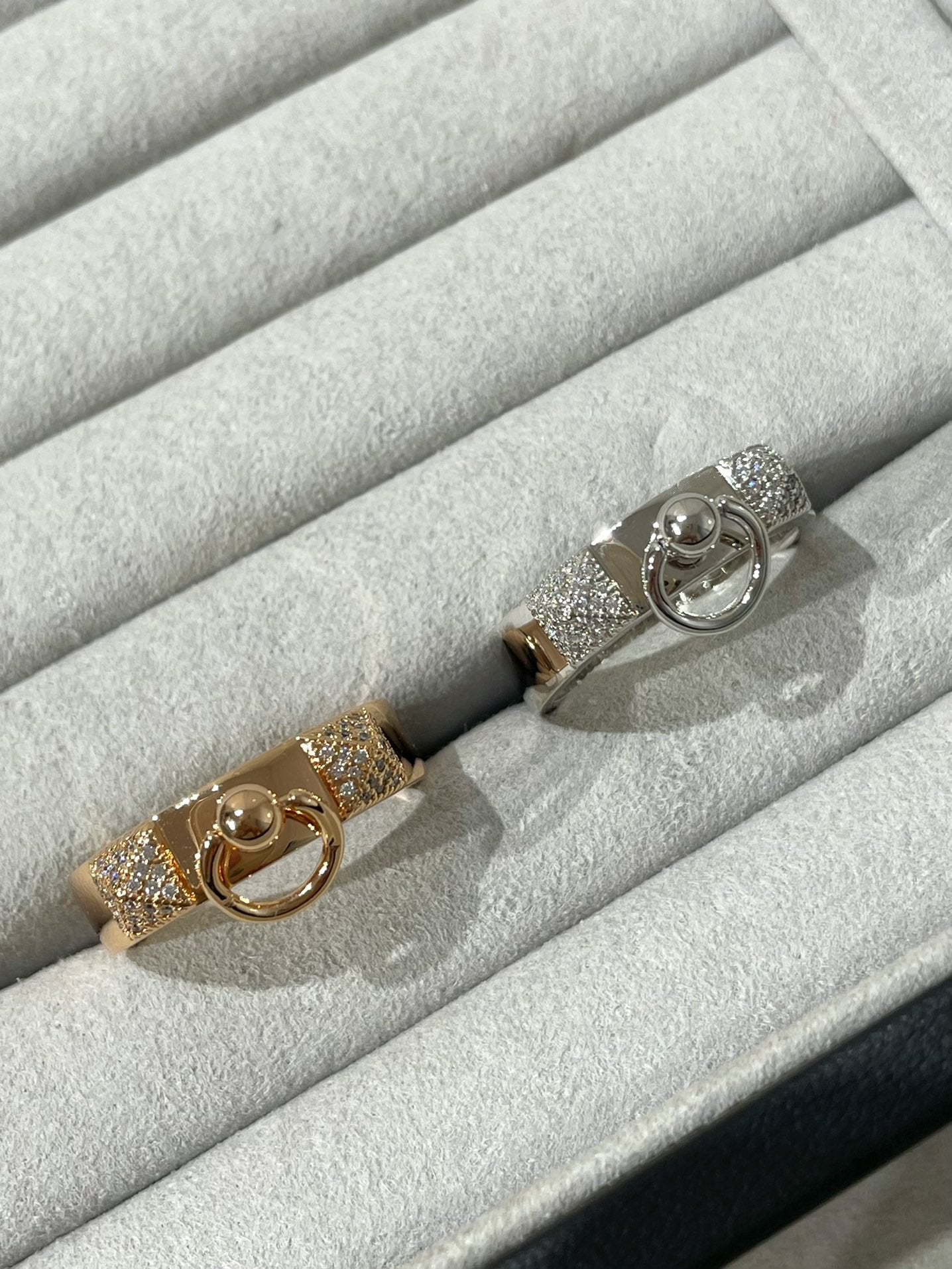 Hermes Cdc Cubic Zirconia Small Ring